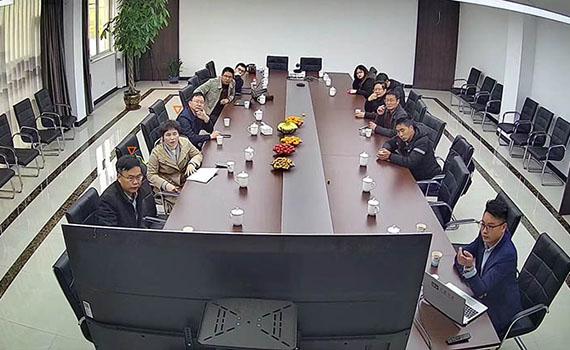 熱烈歡迎廈鎢新能源一行蒞臨我司工廠參觀考察