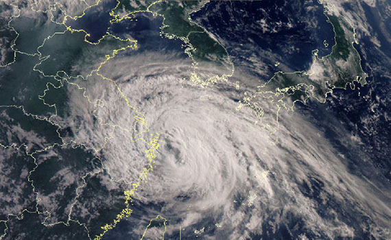 市政府辦公廳緊急通知：臺風“煙花”嚴重影響本市期間減少出行、確保人身安全！