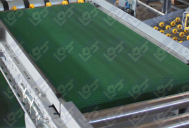 Electric roller flat belt conveyor