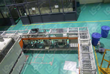 Automatic double-speed chain conveyor line