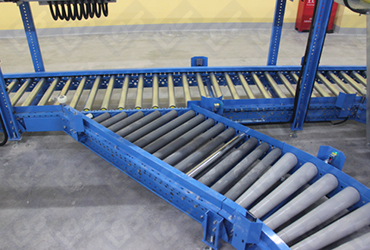 Roller (sub) converging conveyor