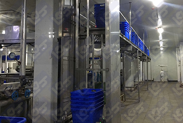 Fully automatic frame stacking machine