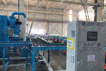 Automatic screen burr machine unit conveyor line