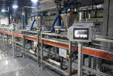 Lithium kiln circulation line