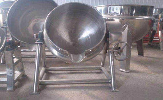 鹵制品加工生產線中夾層鍋的運用