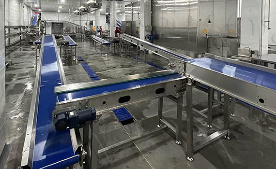 食品整廠加工機械設備與輸送線的應用