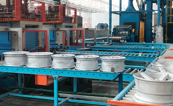 汽車輪轂輸送線實現(xiàn)輪轂不著地