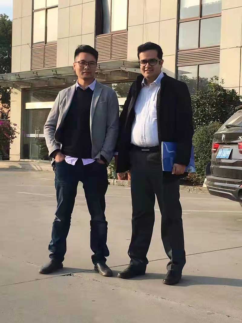 印度食品企業客戶到冠猴智能海安生產基地參觀考察 印度食品企業客戶到冠猴智能海安生產基地參觀考察